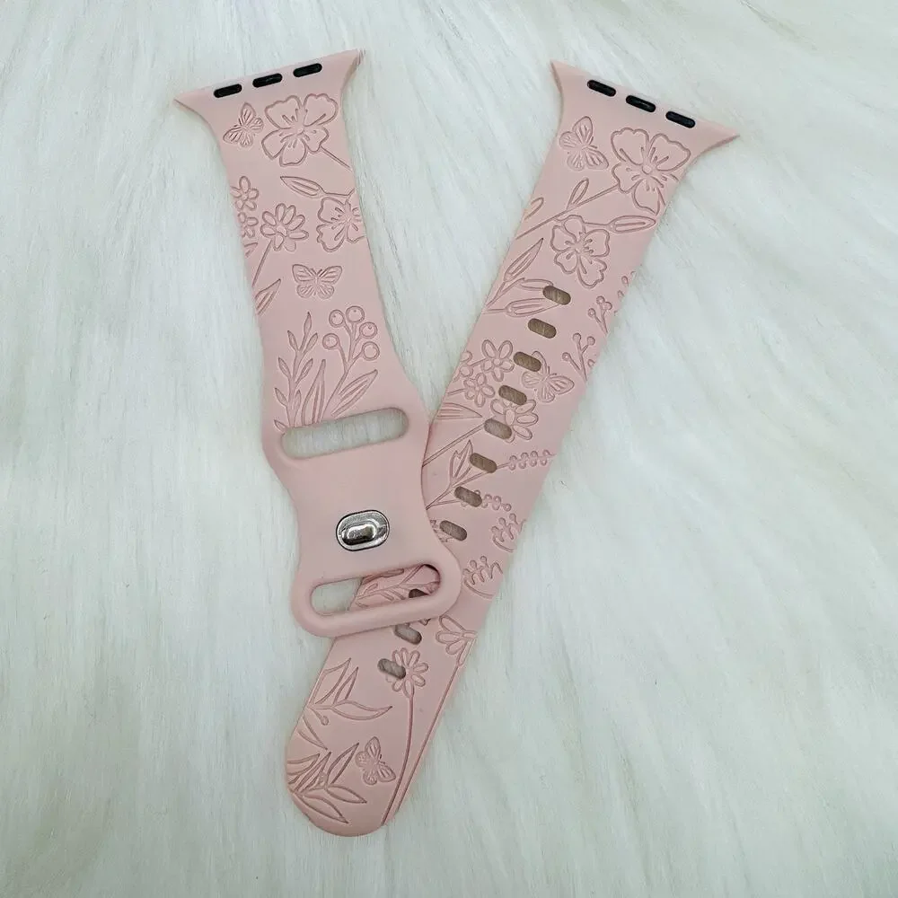 New Baby Pink Watch Band For Apple Watch Series 38mm / 40mm / 41mm
